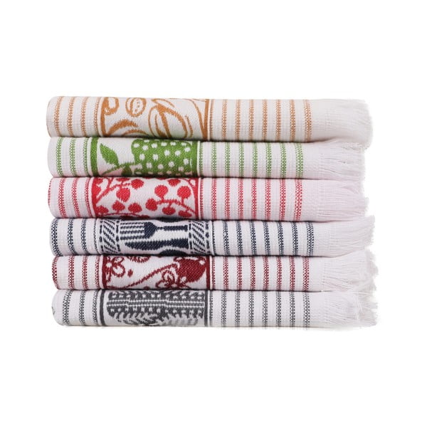 Pamut konyharuha szett 6 db-os 40x60 cm Pecete – Foutastic-image-3