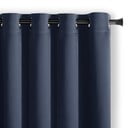 Sötétkék dimout (részleges sötétítő) függöny 140x245 cm Kierra – Restilo