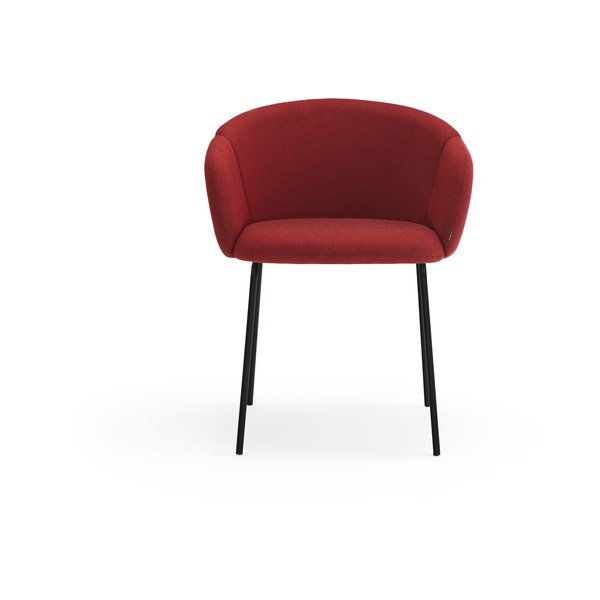 Borvörös kárpitozott étkezőfotel Add – Teulat-image-1