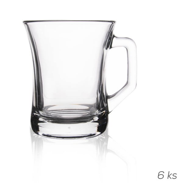 Üveg bögre szett 6 db-os 225 ml Zen – Orion-image-4