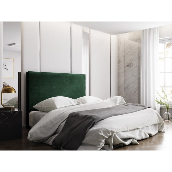 Sötétzöld ágytámla 140x120 cm Natalia – Milo Casa-image-3