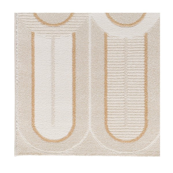 Krémszínű szőnyeg 160x230 cm Flora – Universal-image-3