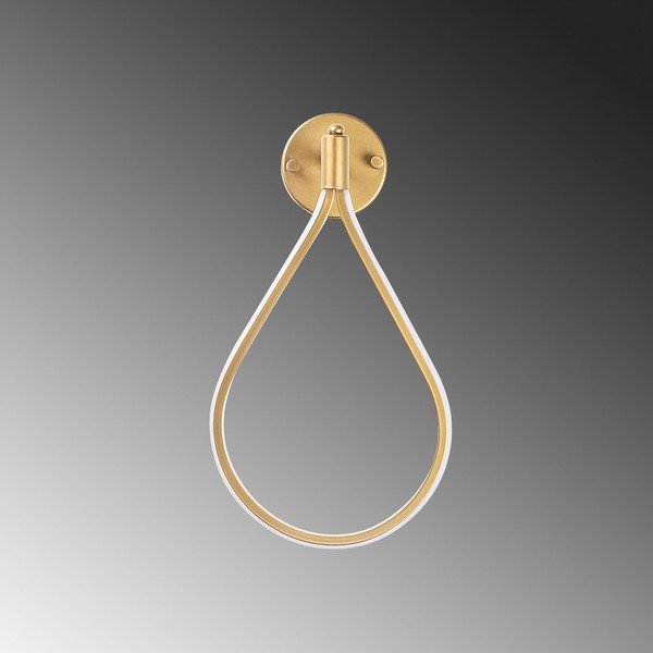 Aranyszínű LED fali lámpa Damla – Opviq lights-image-1