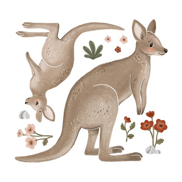 Matrica lap 65x61 cm Kangaroo – Lilipinso-image-2