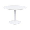Ibiza fehér kerek étkezőasztal, ⌀ 110 cm - Actona