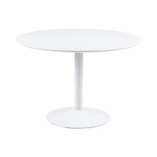 Ibiza fehér kerek étkezőasztal, ⌀ 110 cm - Actona