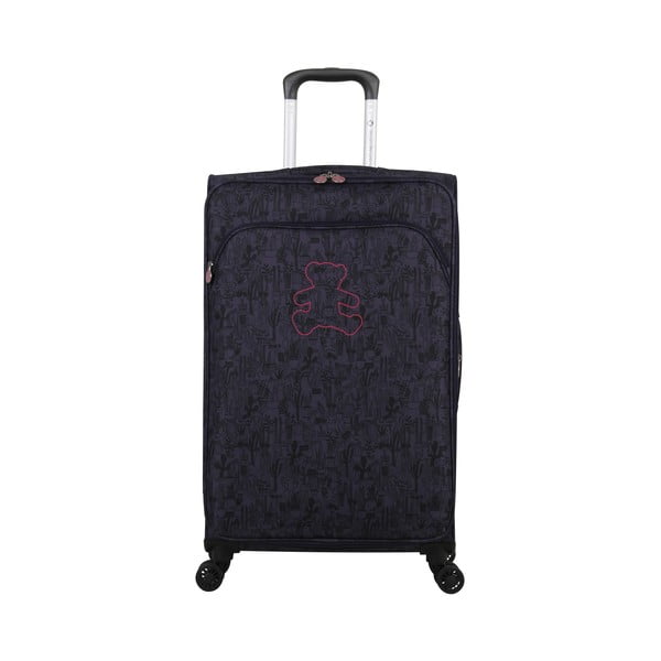Teddy Bear lila gurulós bőrönd, 71 l - Lulucastagnette