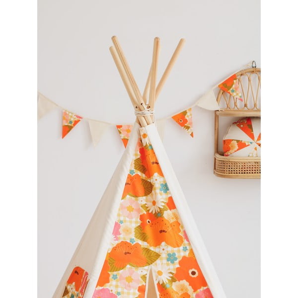 Gyerek teepee sátor Picnic with Flowers – Moi Mili-image-3