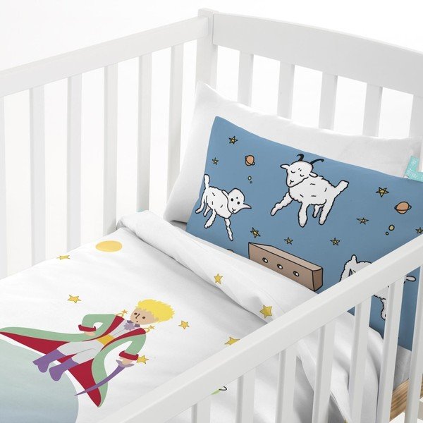 Little Prince gyermek pamut ágynemű- és párnahuzat, 100 x 120 cm - Mr. Fox-image-1