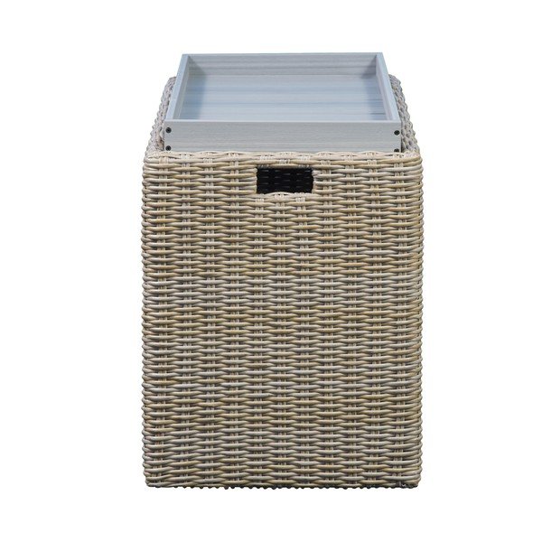 Bézs-világosbarna kerti lounge szett Modular – Unique Furniture-image-4