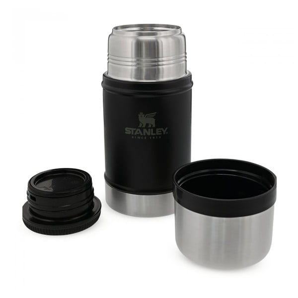 Fekete rozsdamentes acél ételtartó termosz 700 ml Legendary Classic Black – Stanley-image-2