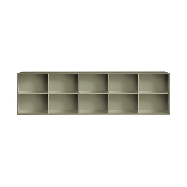 Khaki függő könyvespolc 220x61x42 cm Mistral – Hammel Furniture