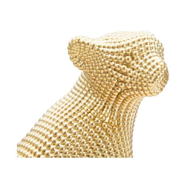 Leopard fém szobor aranyszínű dekorral - Mauro Ferretti-image-4