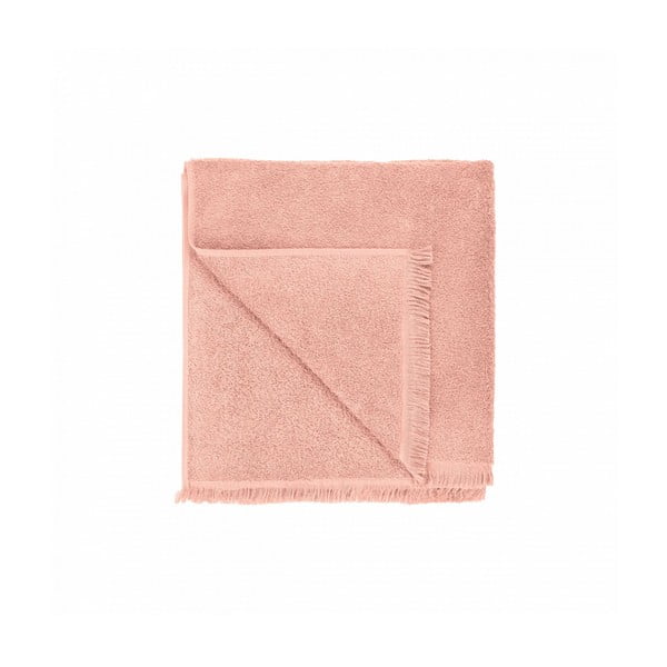 Rózsaszín pamut fürdőlepedő 70x140 cm FRINO – Blomus