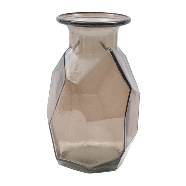 Stone barna újrahasznosított üveg váza, ⌀ 9 cm - Mauro Ferretti