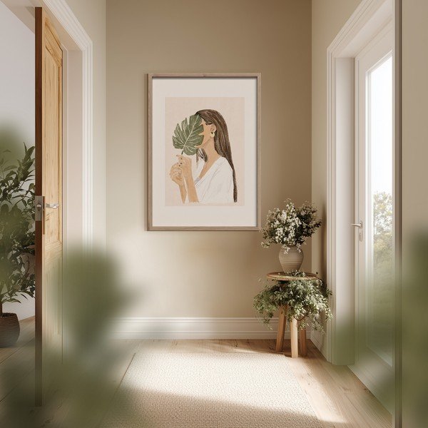 Nyomtatott keretezett kép 50x70 cm Hidden – Styler-image-2