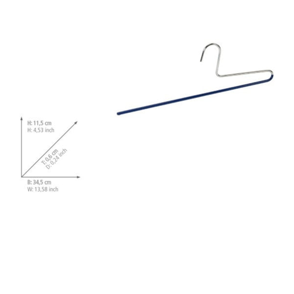 Műanyag nadrágtartós vállfa készlet 5 db-os Baggy - Wenko-image-1