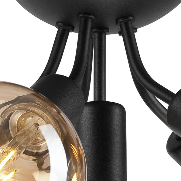 Fekete mennyezeti lámpa lámpabúra nélkül Viggo – LAMKUR-image-4