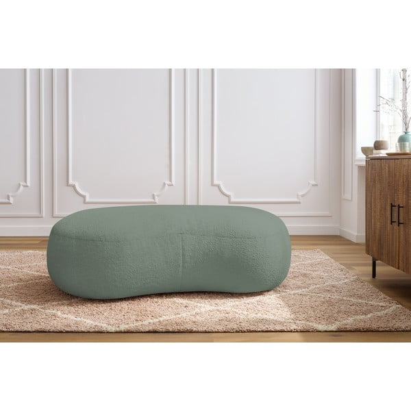 Világoszöld buklé szövet lábtartó Saint-Germain – Bobochic Paris-image-1