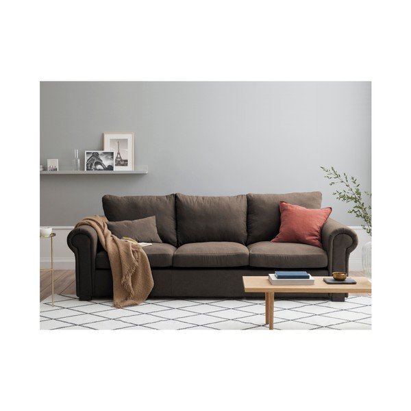 Hermes barna kanapé, 245 cm - Windsor & Co Sofas-image-2