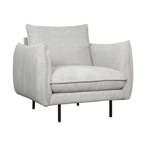 Világosszürke fotel Milano – Furnhouse-image-2