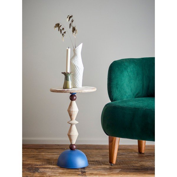 Jegenyefenyő kerek tárolóasztal ø 30 cm Mannelli – Bloomingville-image-1