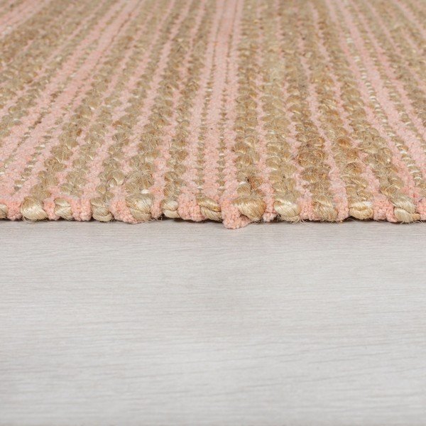 Equinox rózsaszín juta szőnyeg, 160 x 230 cm - Flair Rugs-image-3