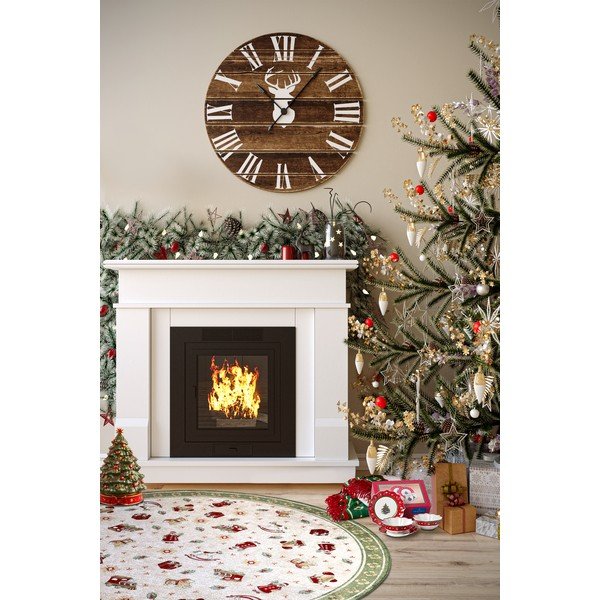 Zöld pamutkeverék kerek szőnyeg karácsonyi mintával ø 160 cm Toy's Delight Green Christmas – Villeroy&Boch-image-2