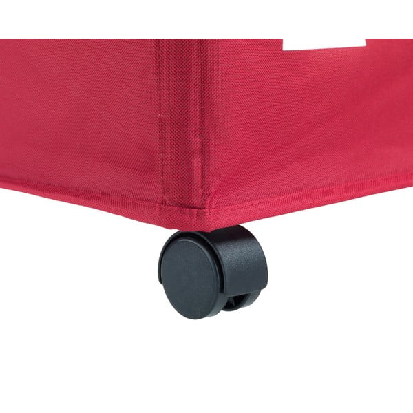 Trivo három rekeszes piros szennyestartó kosár, 117,6 l - Wenko-image-3