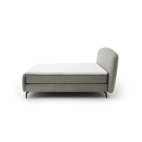 Világosszürke boxspring ágy 180x200 cm Imola – Meise Möbel-image-4