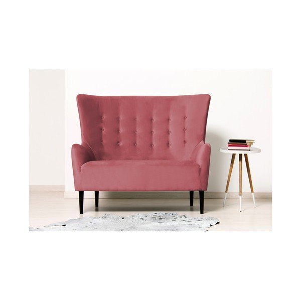 Blair piros kétszemélyes kanapé - Vivonita-image-3