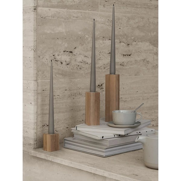 Fa gyertyatartó készlet 3 db-os Dreva – Blomus-image-3