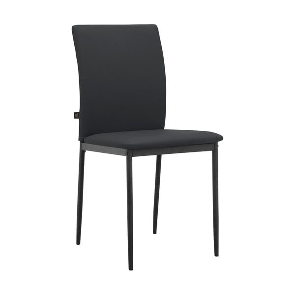 Fekete bőrutánzat étkezőszék szett 2 db-os Pavia – Støraa-image-4