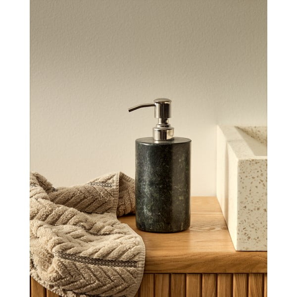 Sötétzöld márvány szappanadagoló 200 ml Elenei – Kave Home-image-1