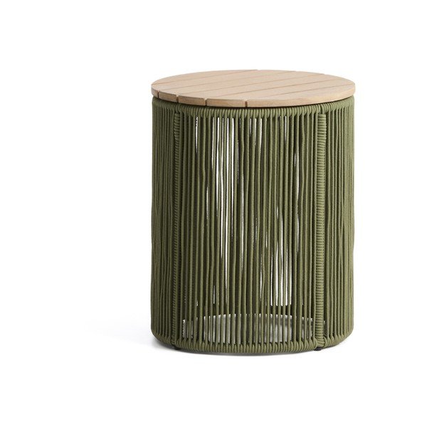 Kerek kerti kisasztal akácfa asztallappal ø 40 cm Dandara – Kave Home
