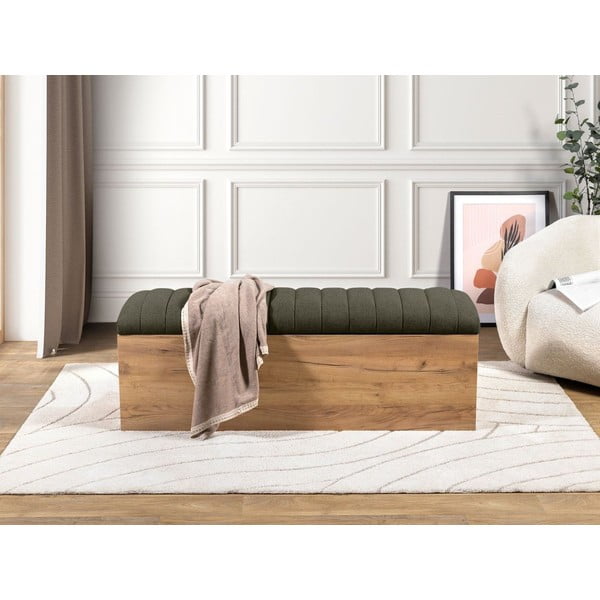 Zöld-natúr színű pad Oceane – Bobochic Paris-image-1