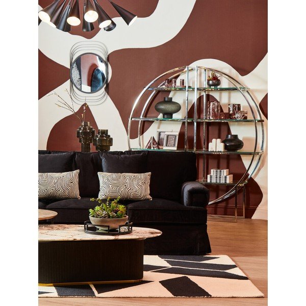 Fekete üveg váza (magasság 30 cm) Cayden – Premier Housewares-image-1
