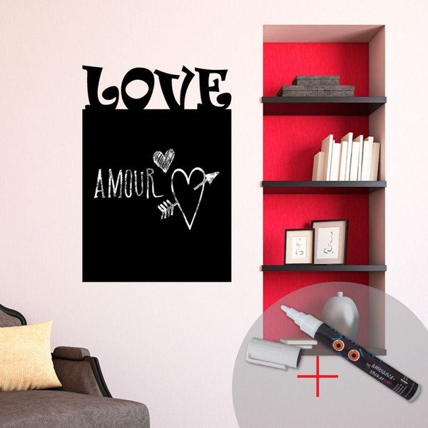 Love írható tábla/fali matrica folyékony krétával - Fanastick-image-1