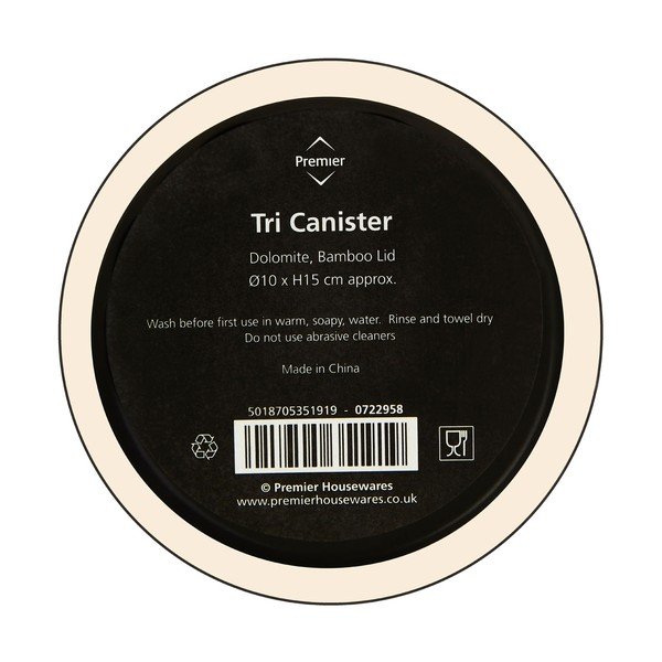 Bambusz-dolomit élelmiszertartó doboz Geome – Premier Housewares-image-1