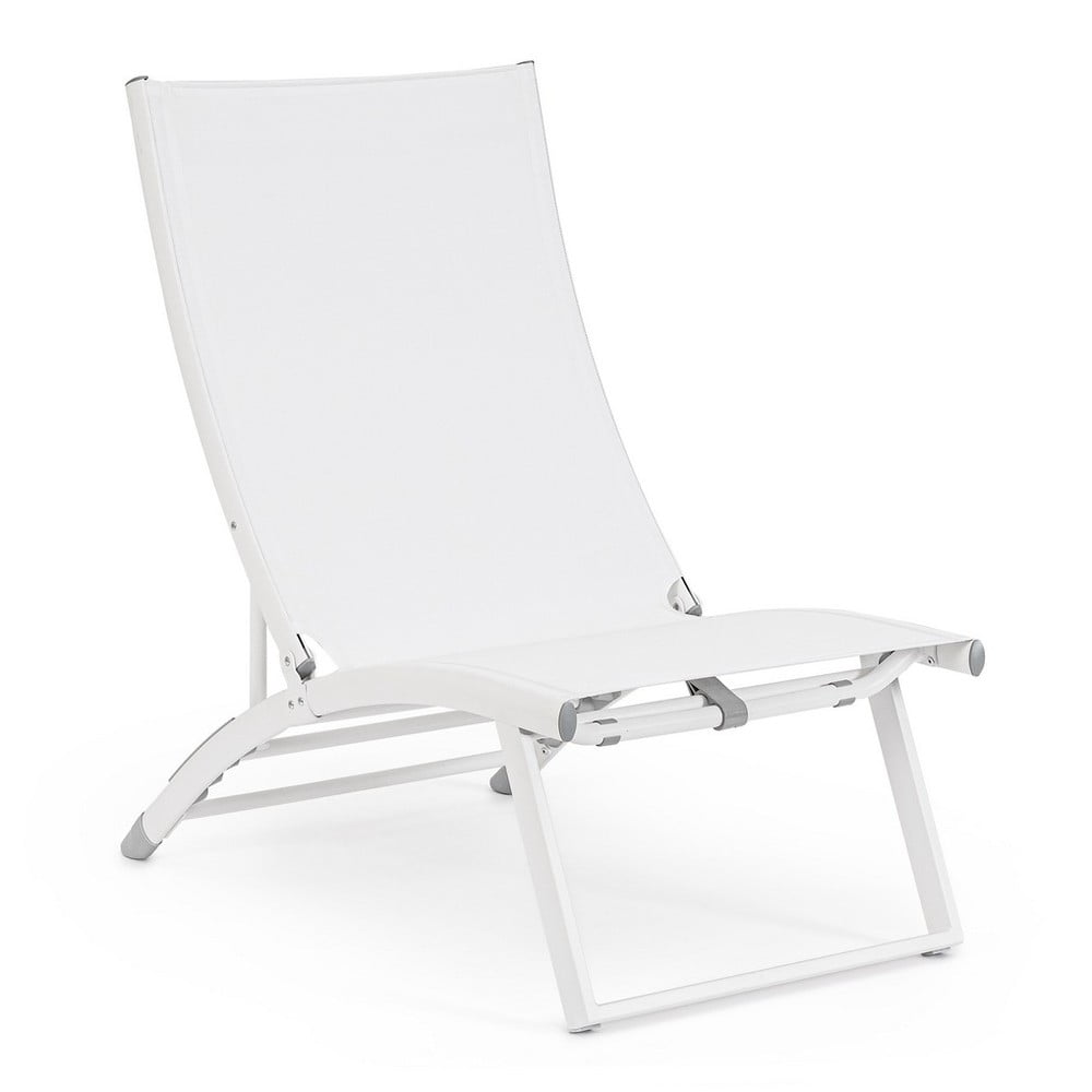 Fehér fém kerti napozóágy Taylor  Bizzotto