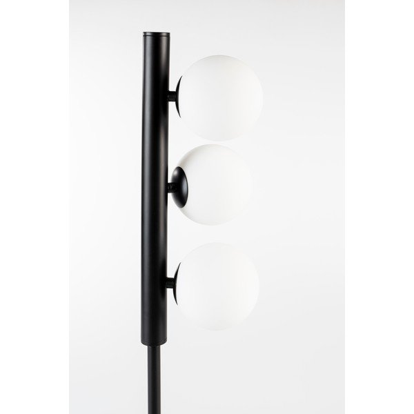 Fekete asztali lámpa Monica - White Label-image-2