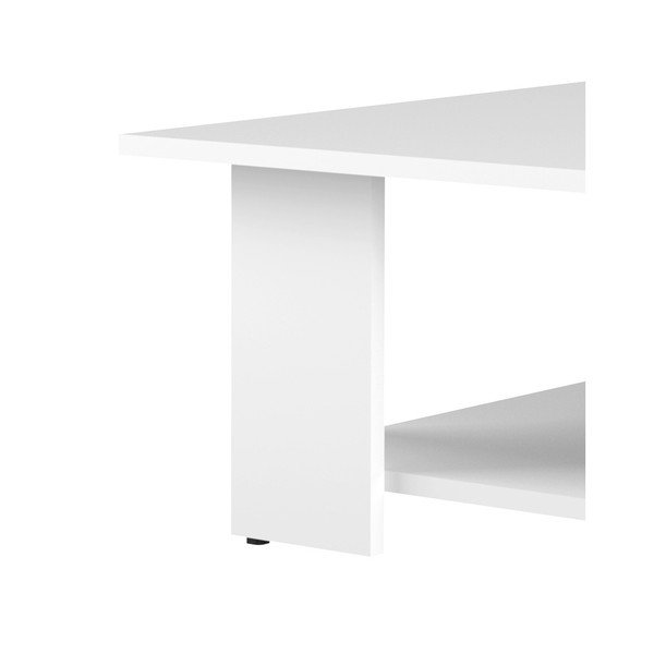 Square fehér konferencia asztal, 67 x 67 cm - Symbiosis-image-1