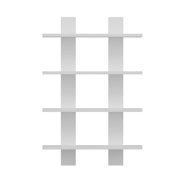 Fehér többszintes fali polc Laurel – Kalune Design