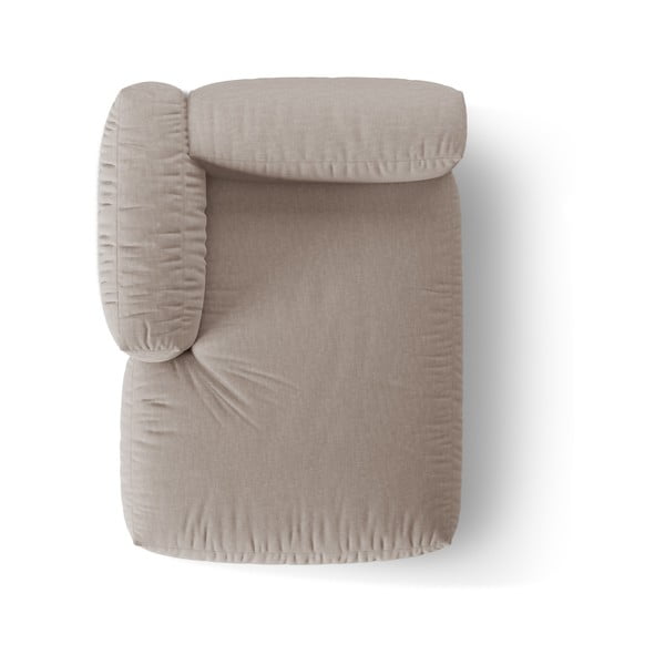 Bézs kanapé modul (bal oldali) Martina – Micadoni Home-image-3