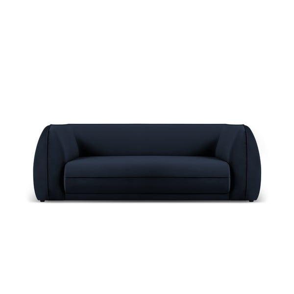 Sötétkék bársony kanapé 225 cm Lando – Micadoni Home