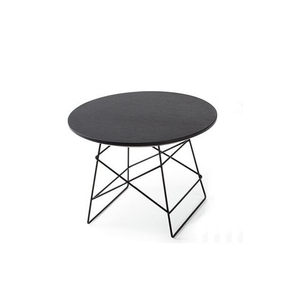 Grid fekete kisasztal, 45 cm - Innovation