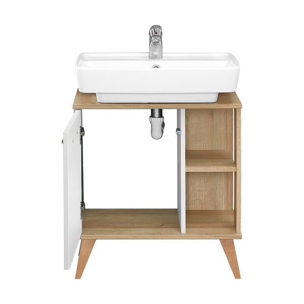 Fehér szekrény mosdókagyló nélkül 60x65 cm Set 923 - Pelipal-image-2