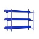 Kék többszintes fém fali polc 60 cm Cool Retro – PT LIVING