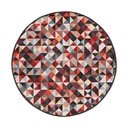 Piros-szürke mosható kerek szőnyeg ø 100 cm Ignite – Mila Home