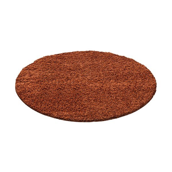 Terrakotta színű kerek szőnyeg ø 200 cm Life – Ayyildiz Carpets